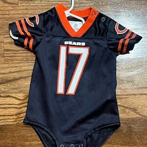 NFL Chicago Bears Blue and Orange Baby Bodysuit